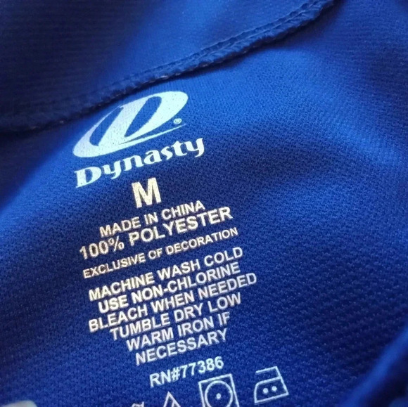 Vintage MLB Dynasty Chicago Cubs Jersey Blue Size Medium - Picture 5 of 7